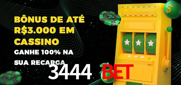 3444 Bet melhor bônus de depósito